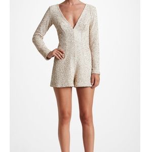 ✨ Bianca Plunging Sequin Romper✨
